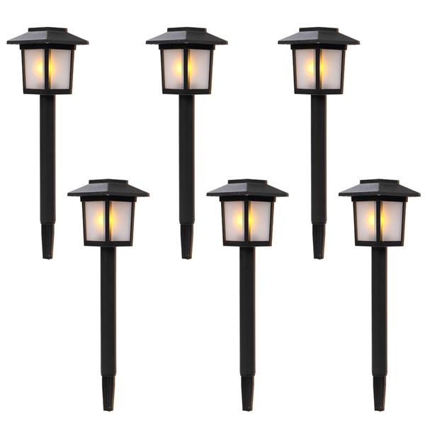 6pcs Waterproof Solar Torch Light - MONLANE