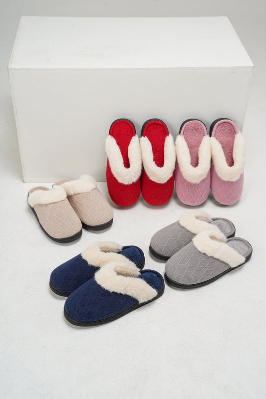 Thermal Faux Fur Slippers