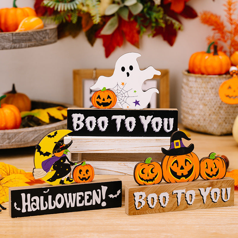 Assorted 2-Piece Halloween Element Ornaments - MONLANE