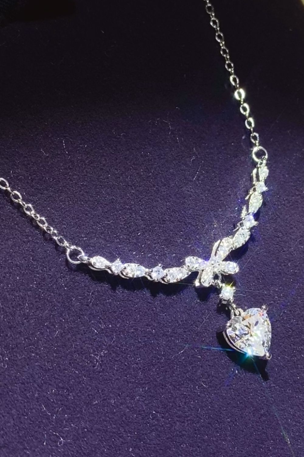 Sterling Silver Moissanite Necklace