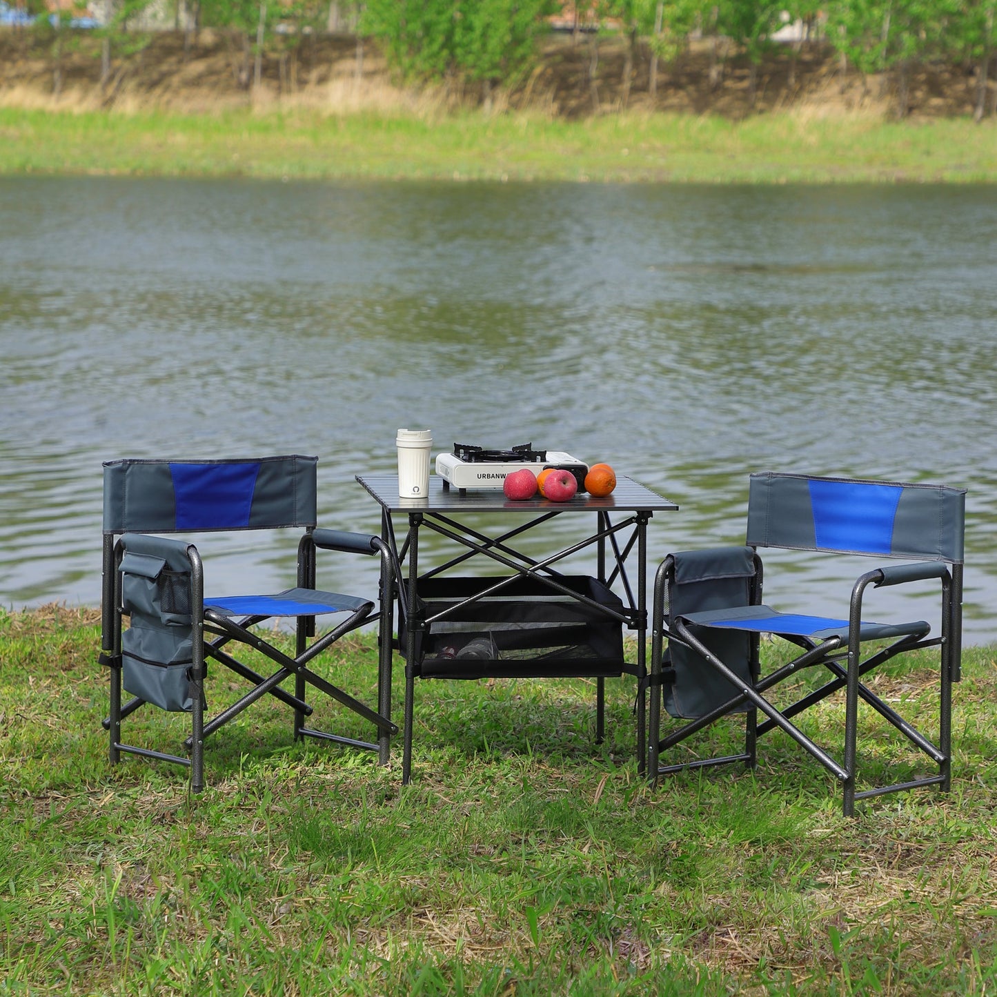 Folding Outdoor Table and Chairs Set