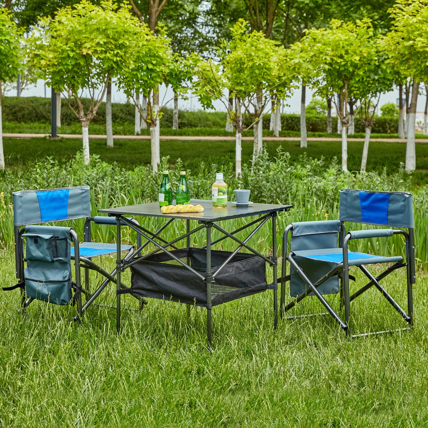 Folding Outdoor Table and Chairs Set