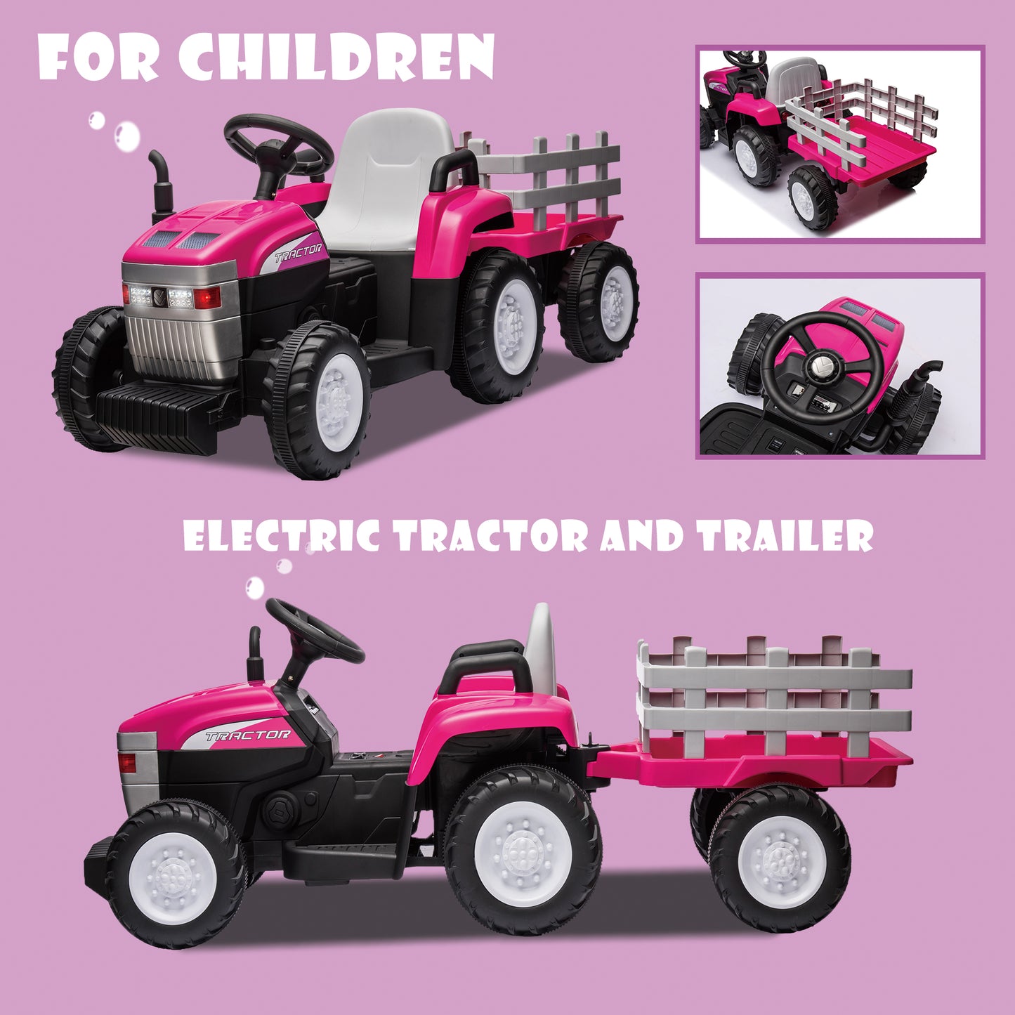 Battery-Powered Toy Tractor