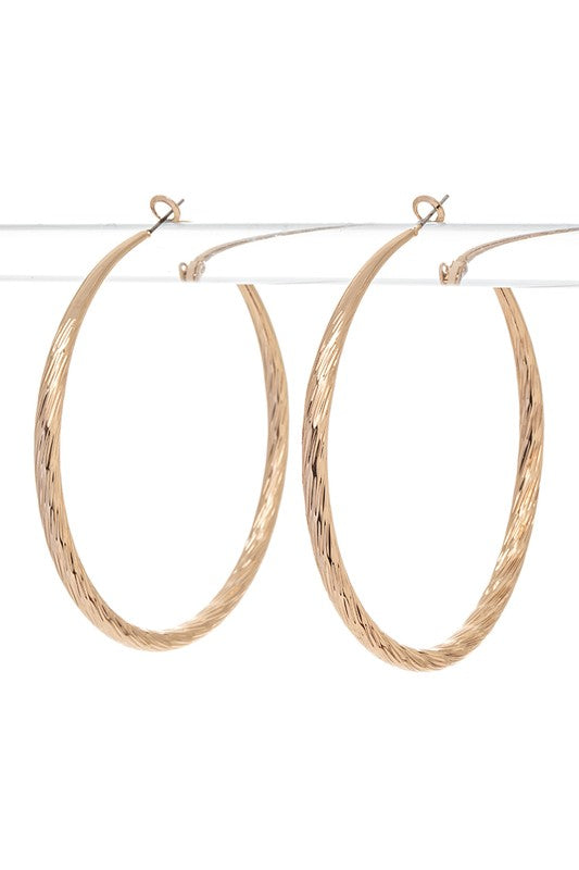 Edgy  Fashion Hoop Earrings