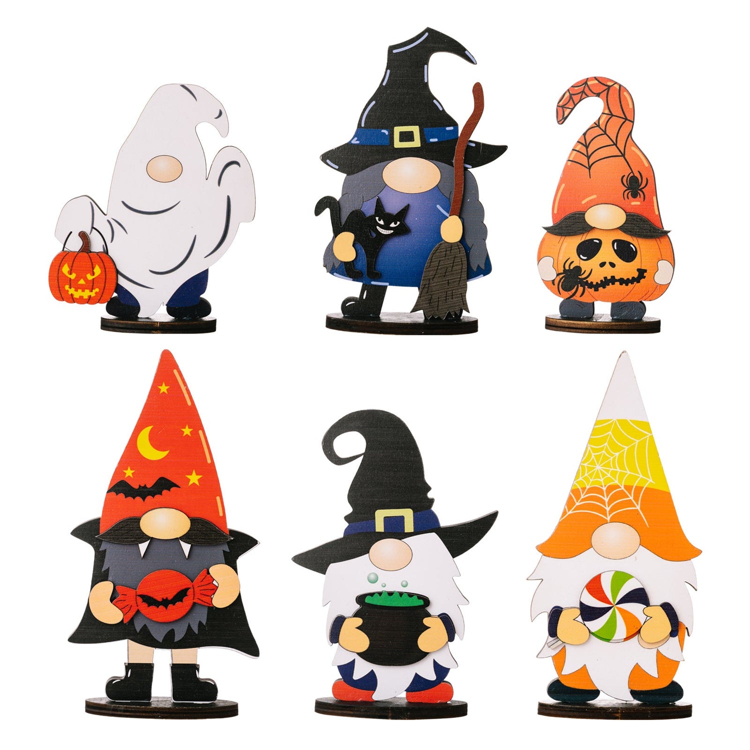 Assorted 2-Piece Halloween Element Ornaments - MONLANE