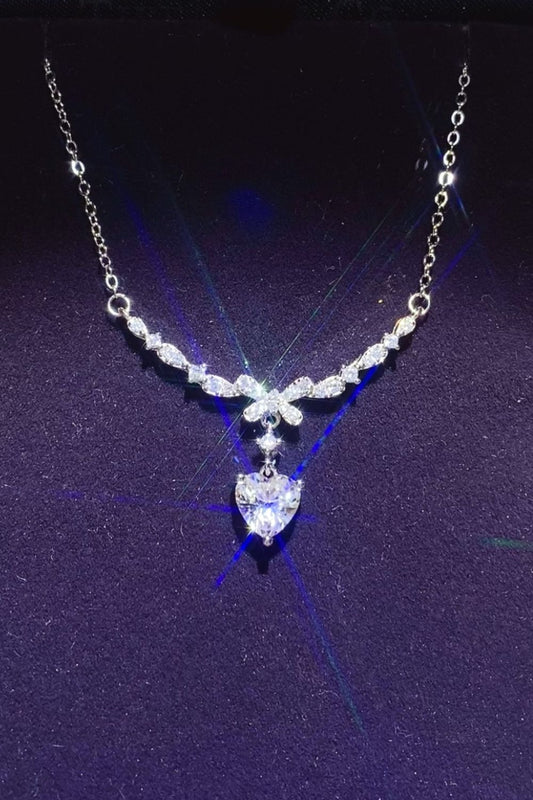 Sterling Silver Moissanite Necklace