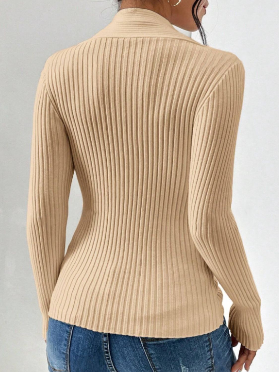 Ribbed Long Sleeve Sweater