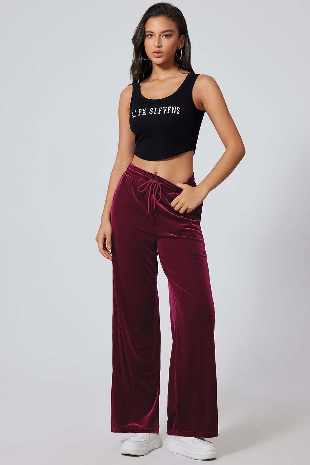 Wide Leg Active Pants