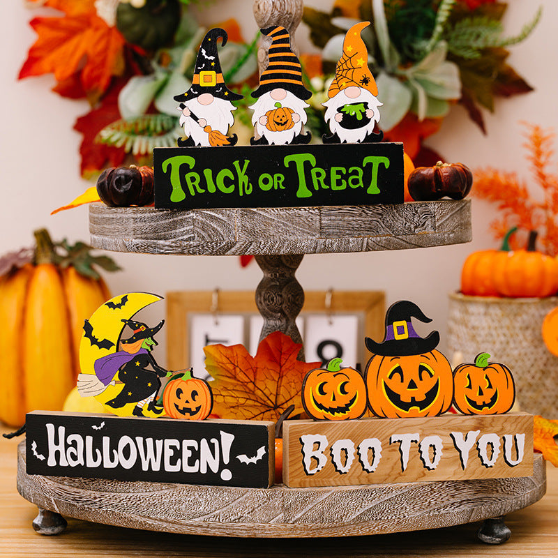 Assorted 2-Piece Halloween Element Ornaments - MONLANE