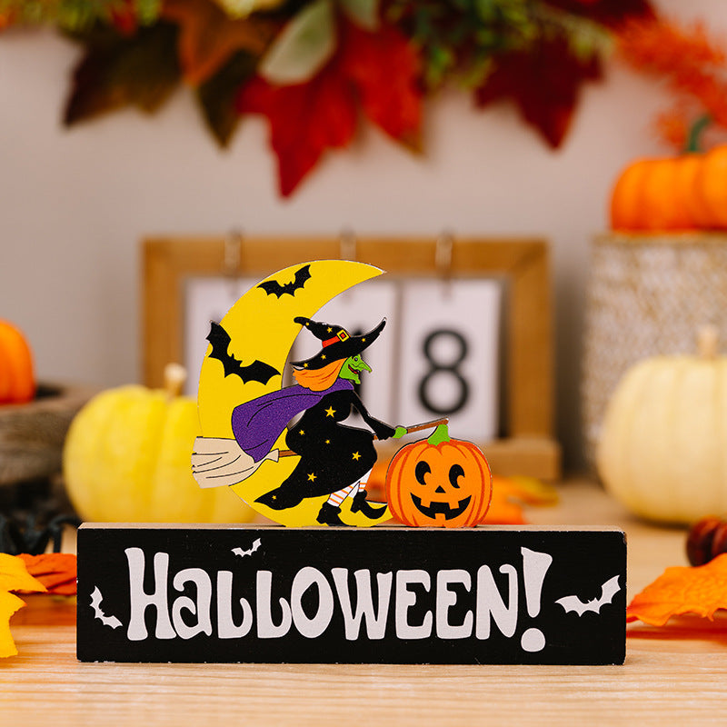 Assorted 2-Piece Halloween Element Ornaments - MONLANE