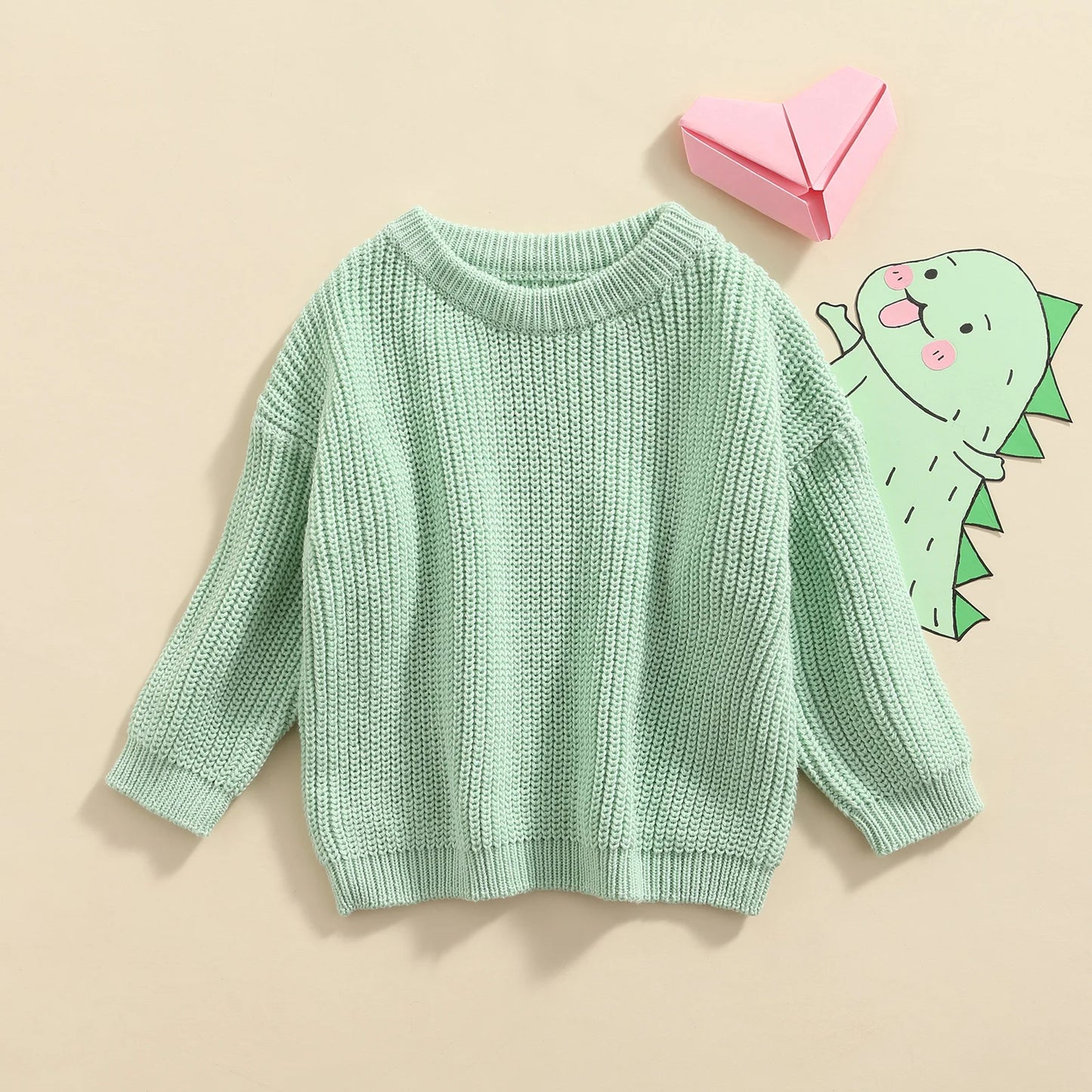 Toddler Round Neck Sweater