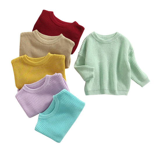 Toddler Round Neck Sweater