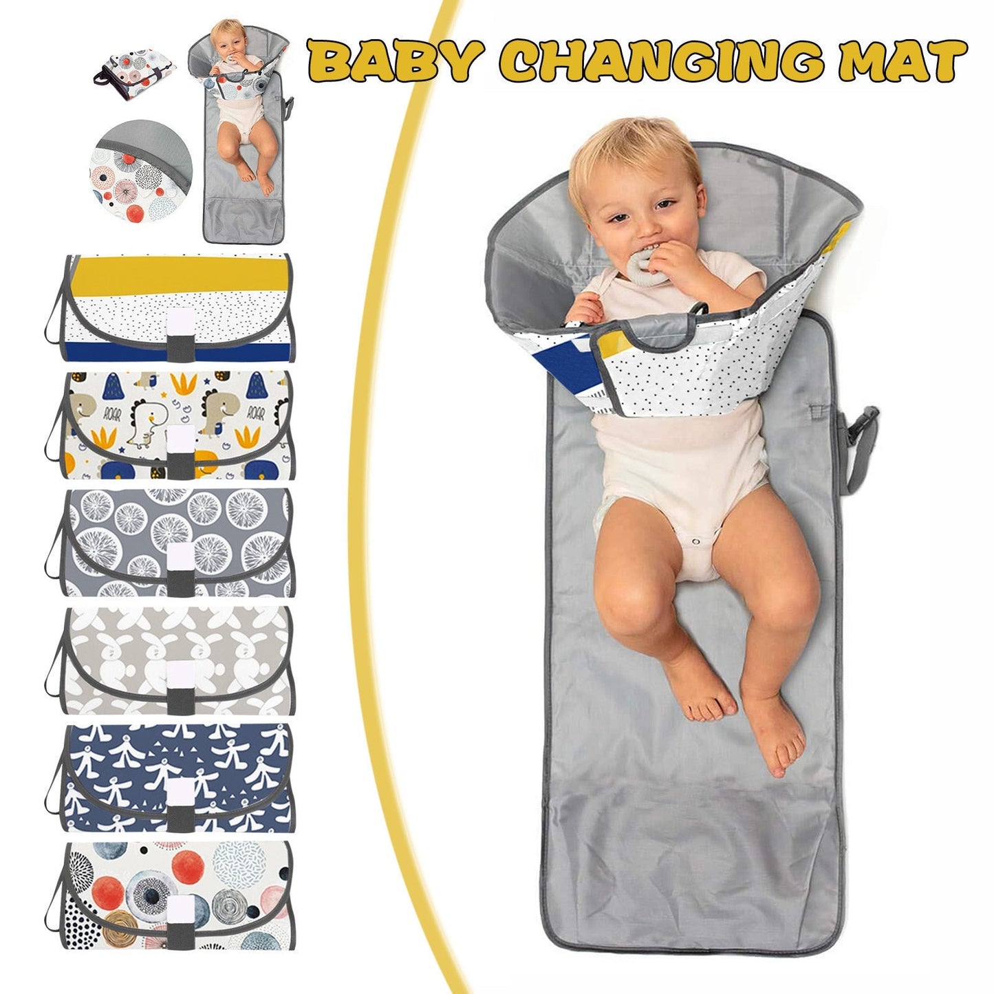 Baby Foldable Waterproof Diaper Changing Mat - MONLANE