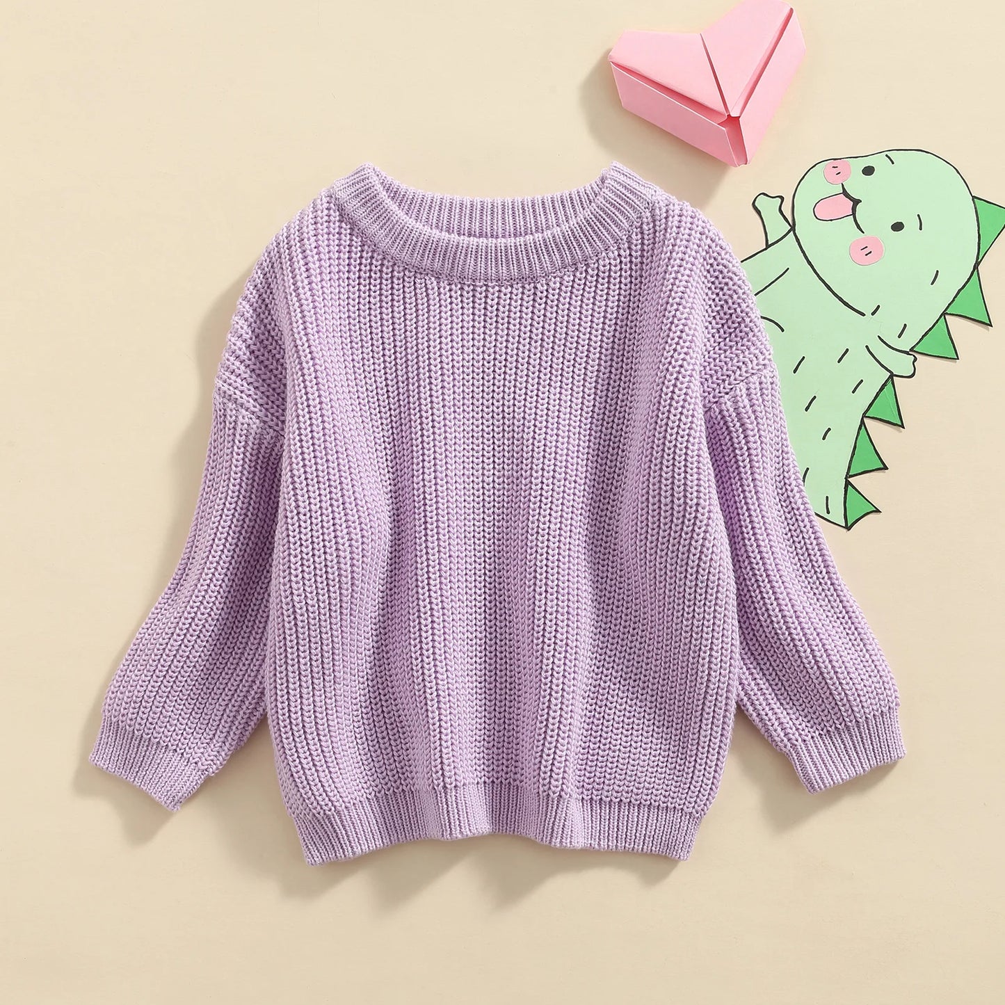 Toddler Round Neck Sweater