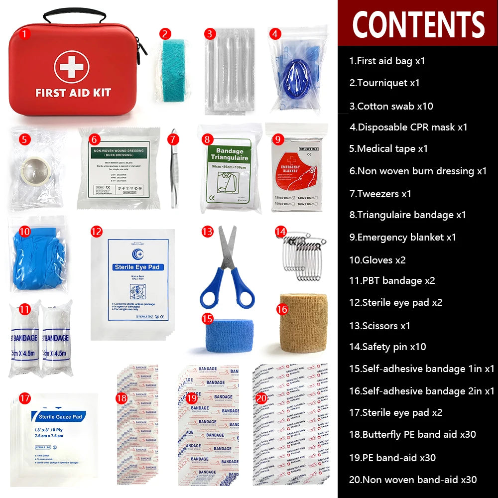 Complete Travel First Aid Kit