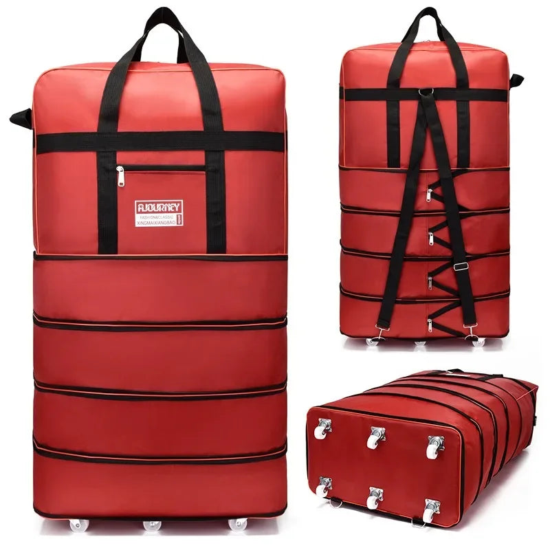 Foldable Travel Luggage Bag with Wheel