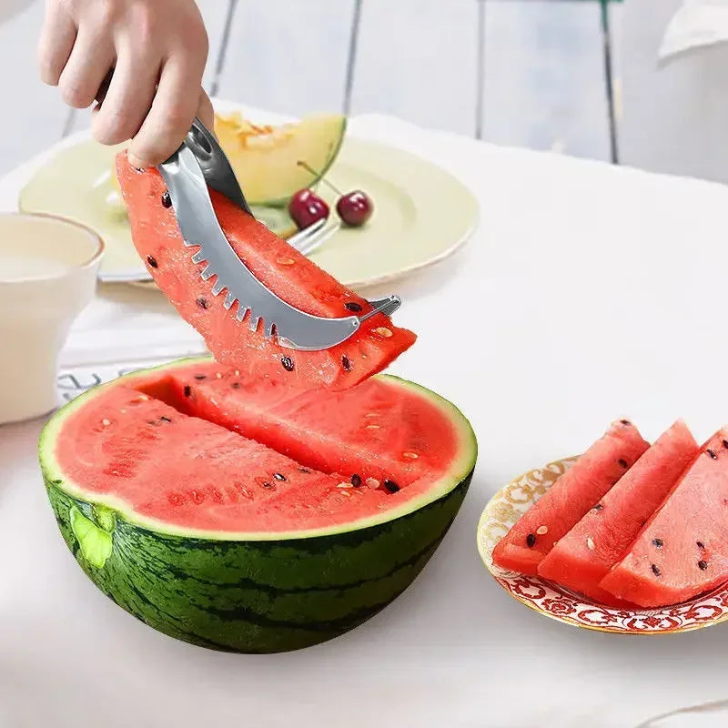 Watermelon Cutter Stainless Steel  Salad Fruit Slicer - MONLANE