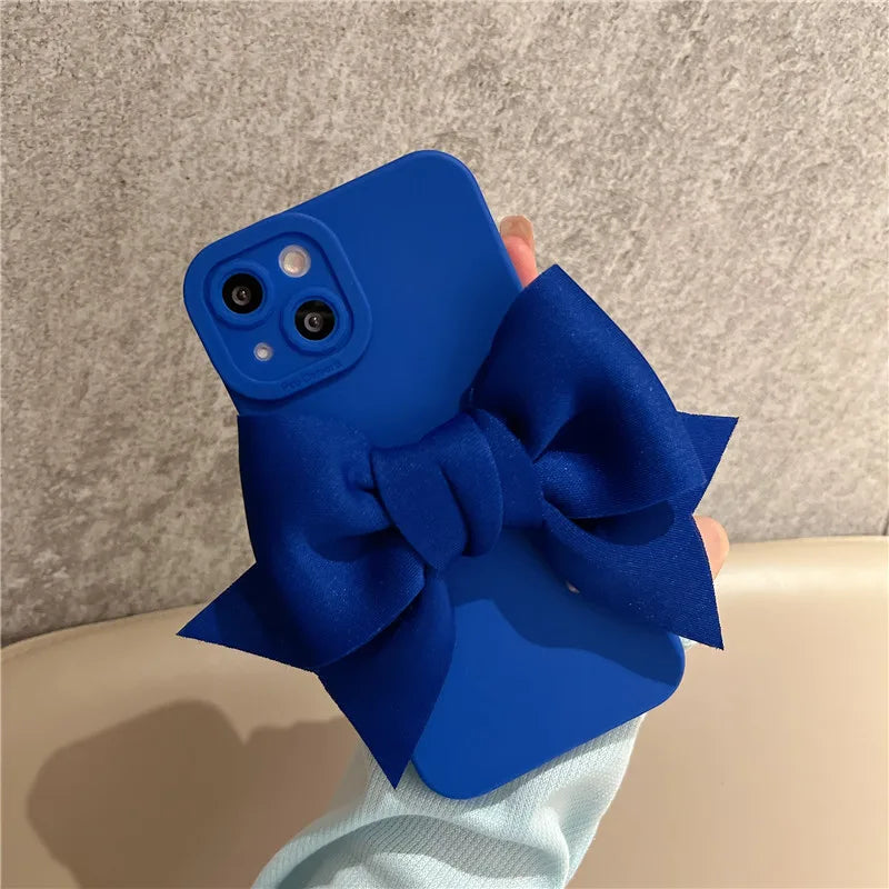 Luxury Cute 3D Bow Matte Phone Case