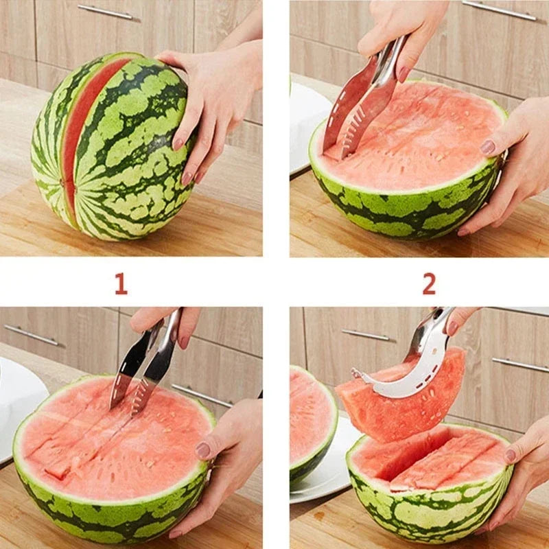 Watermelon Cutter Stainless Steel  Salad Fruit Slicer - MONLANE