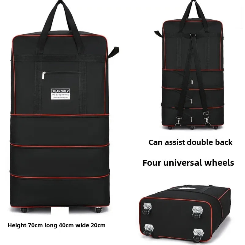 Foldable Travel Luggage Bag with Wheel