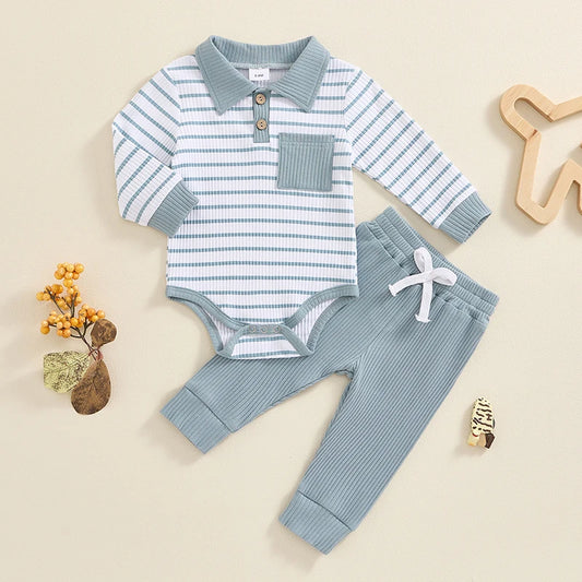 Newborn Baby Boy 2Pcs Romper