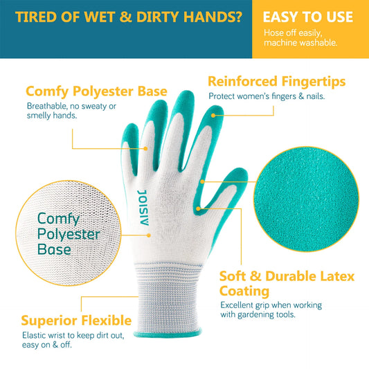 gauze rubber garden gloves