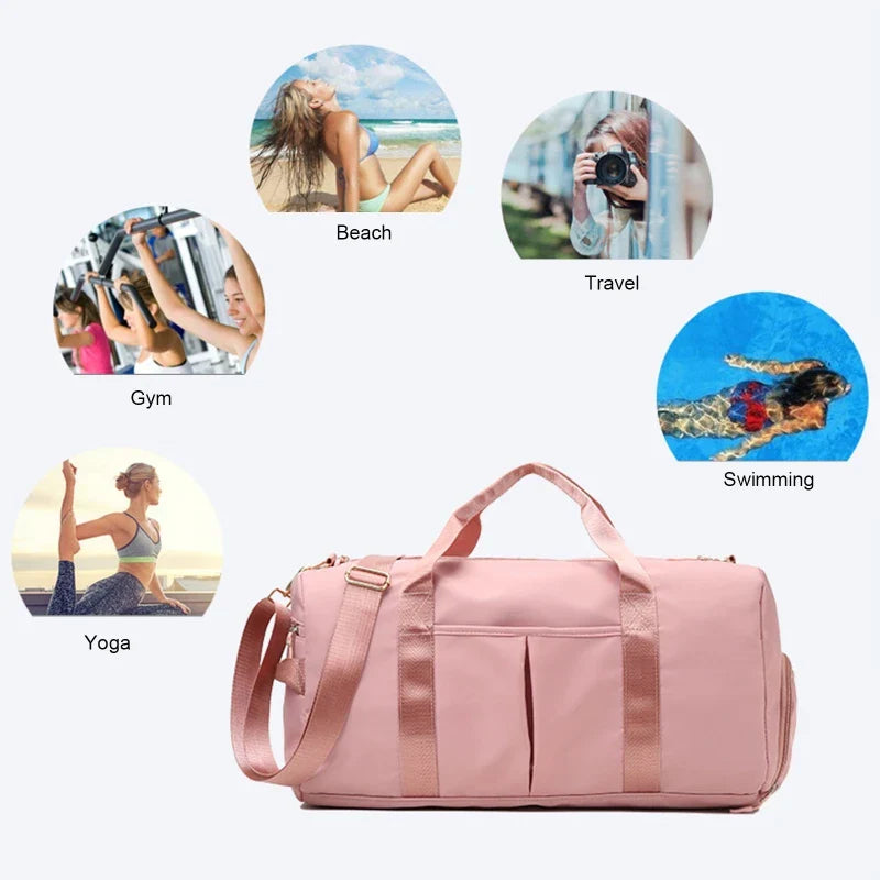 Gym Bag  with Shoe Compartment