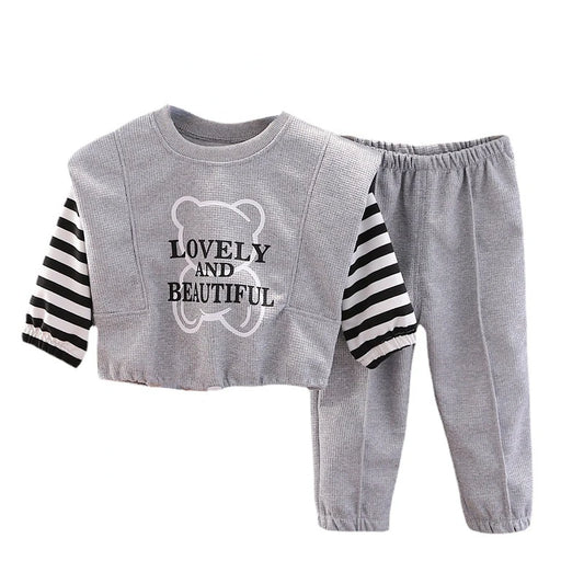 2Pcs Infant Sportswear Set