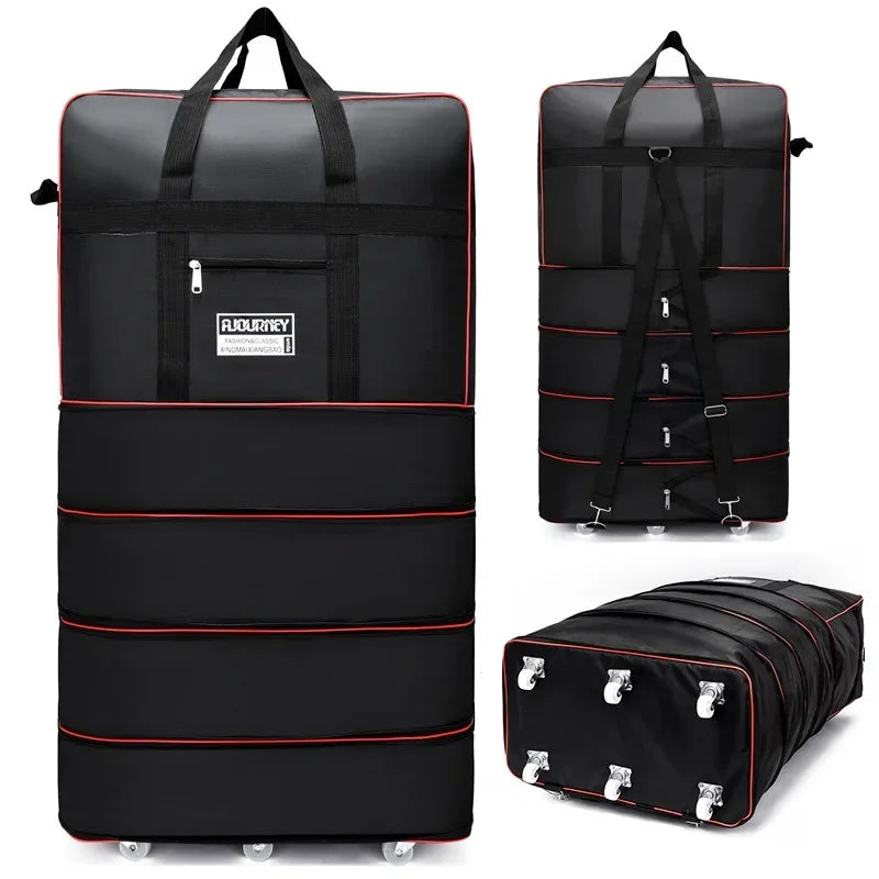 Foldable Travel Luggage Bag with Wheel