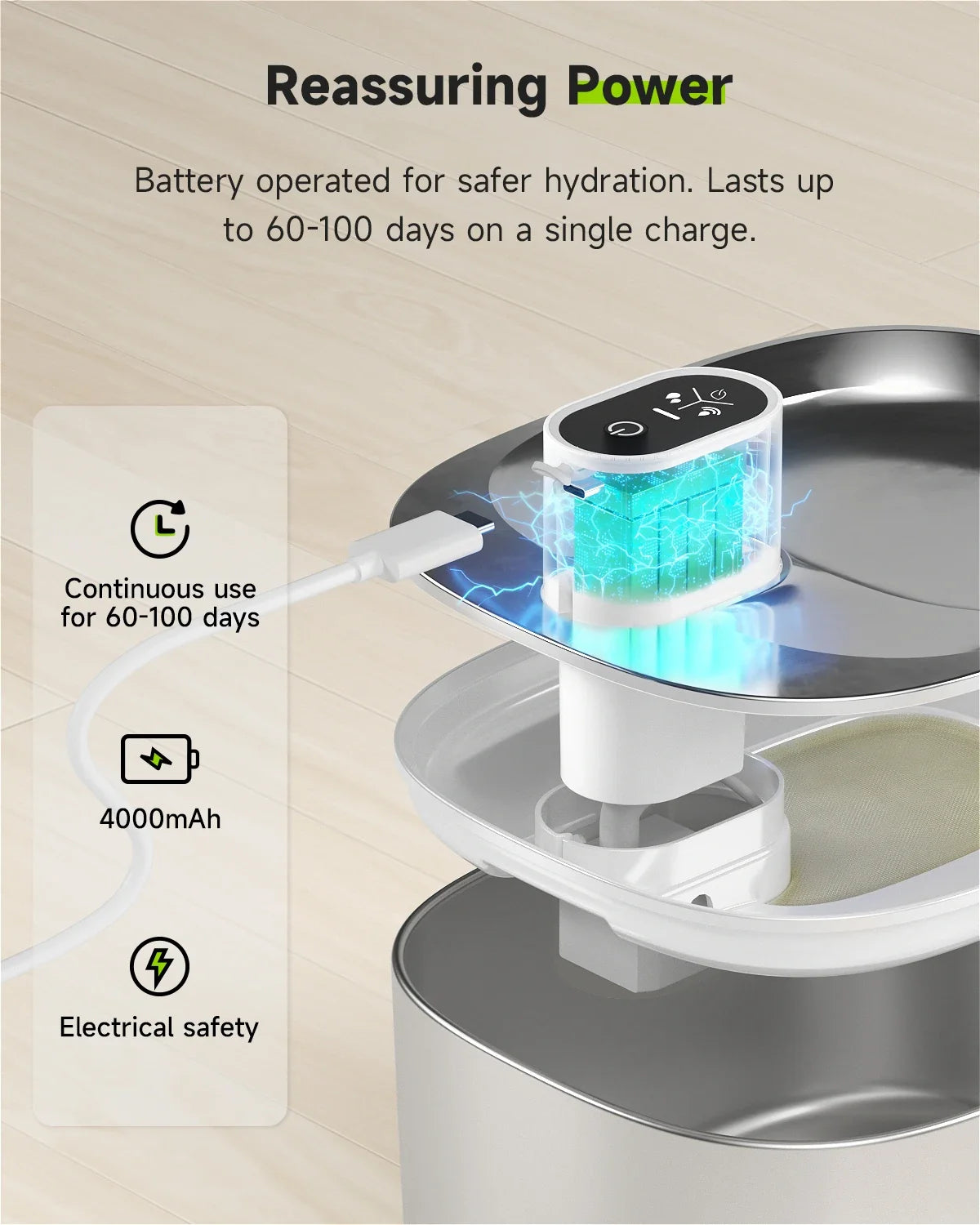 Wireless Auto pet Drinking Fountain