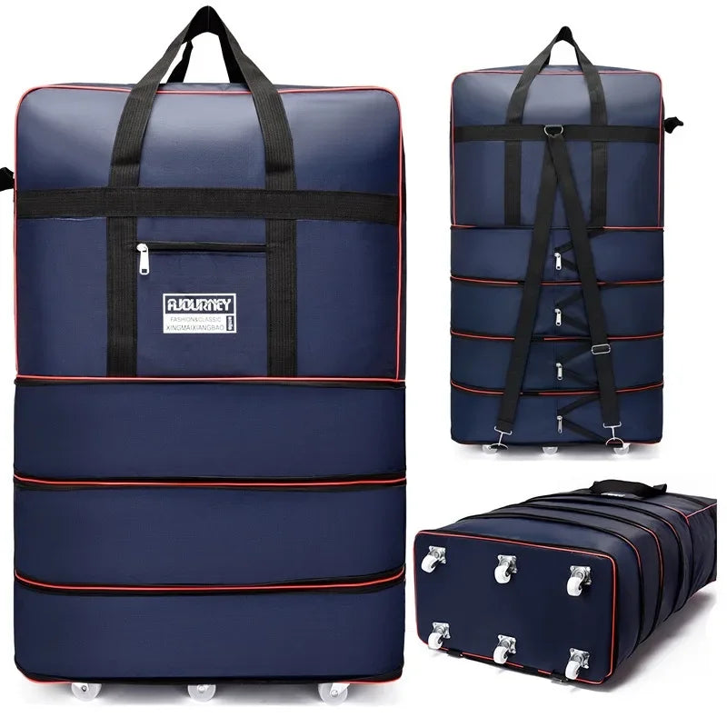 Foldable Travel Luggage Bag with Wheel