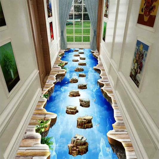 3D Graphic Illusion Floor Mats