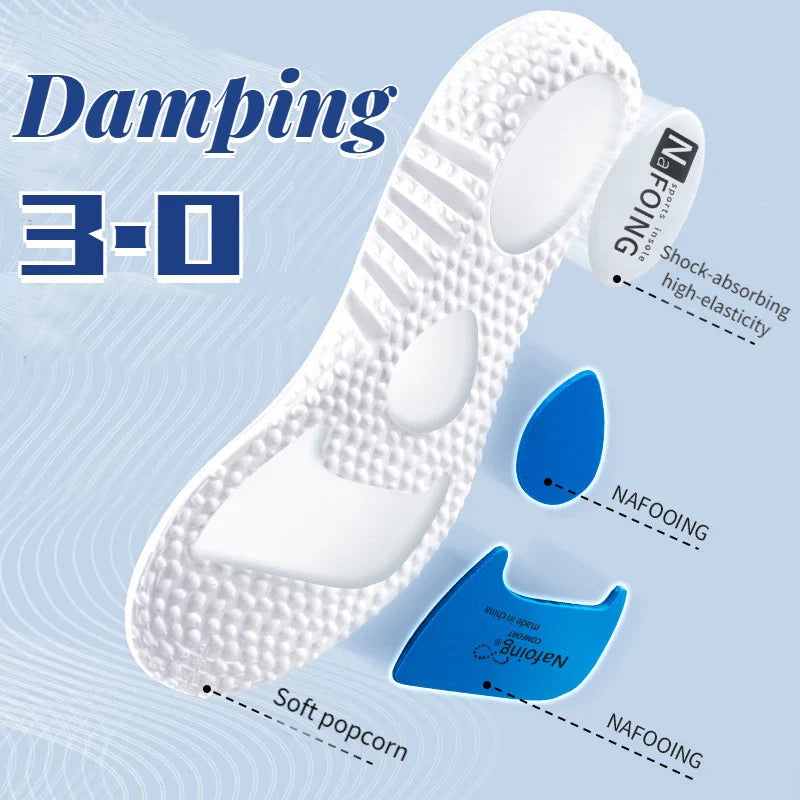 Silicone Orthopedic Soft Elastic Sneakers Insoles - MONLANE