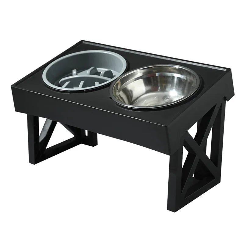 Stainless Steel Elevated Pet Bowl