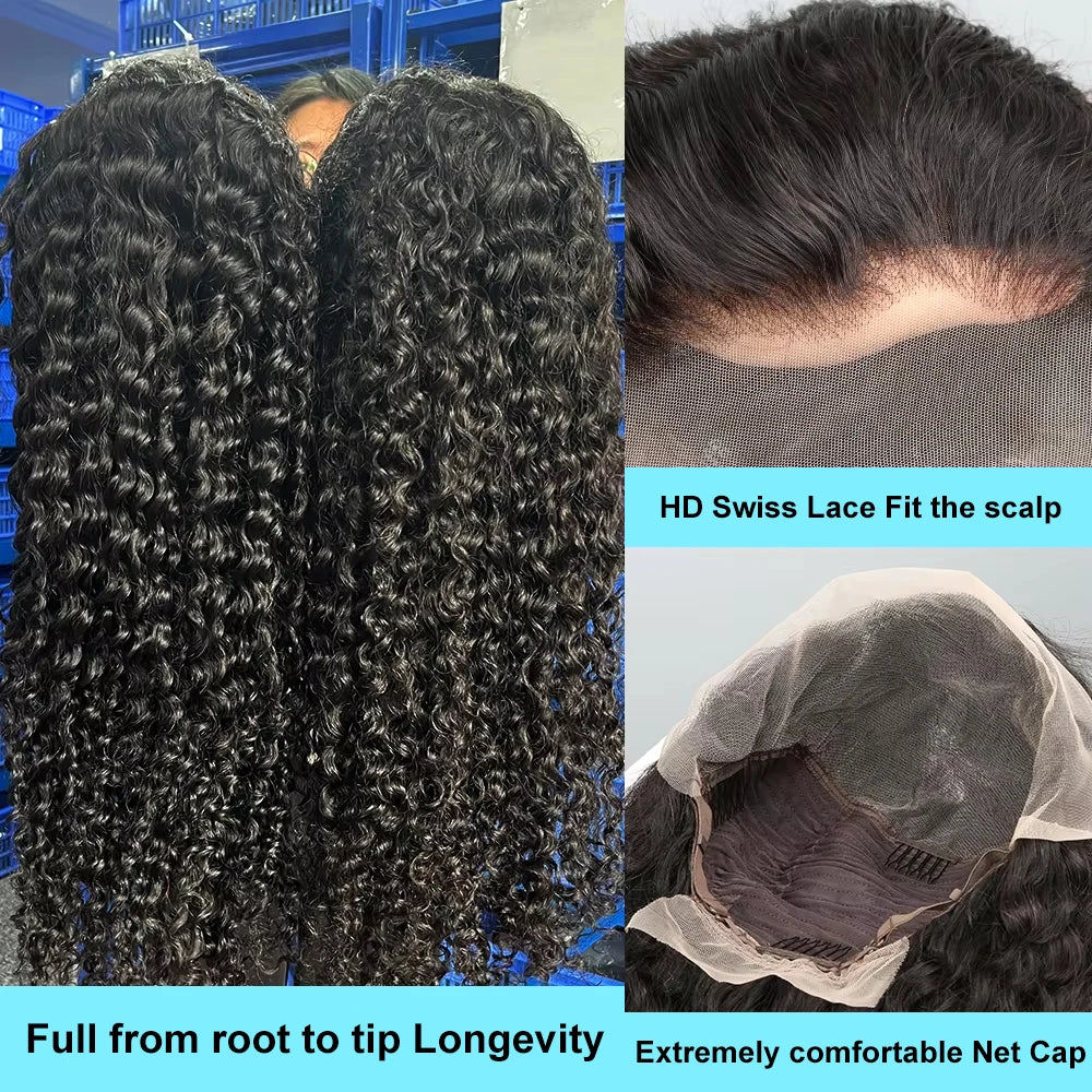 Loose Curly  HD  Lace Front Wig