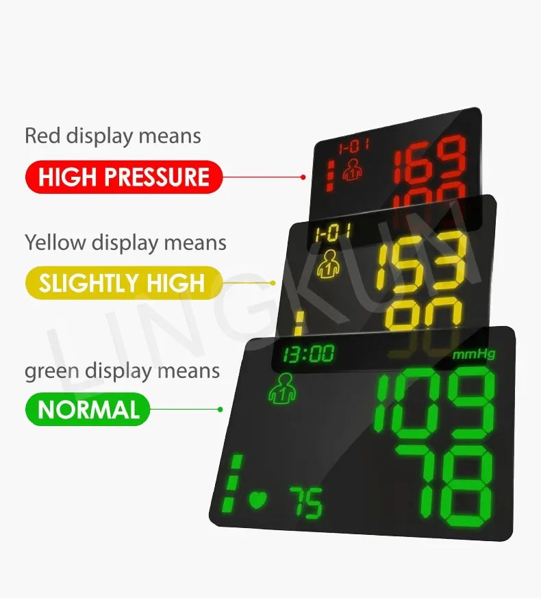 English Voice Wrist Blood Pressure Monitor