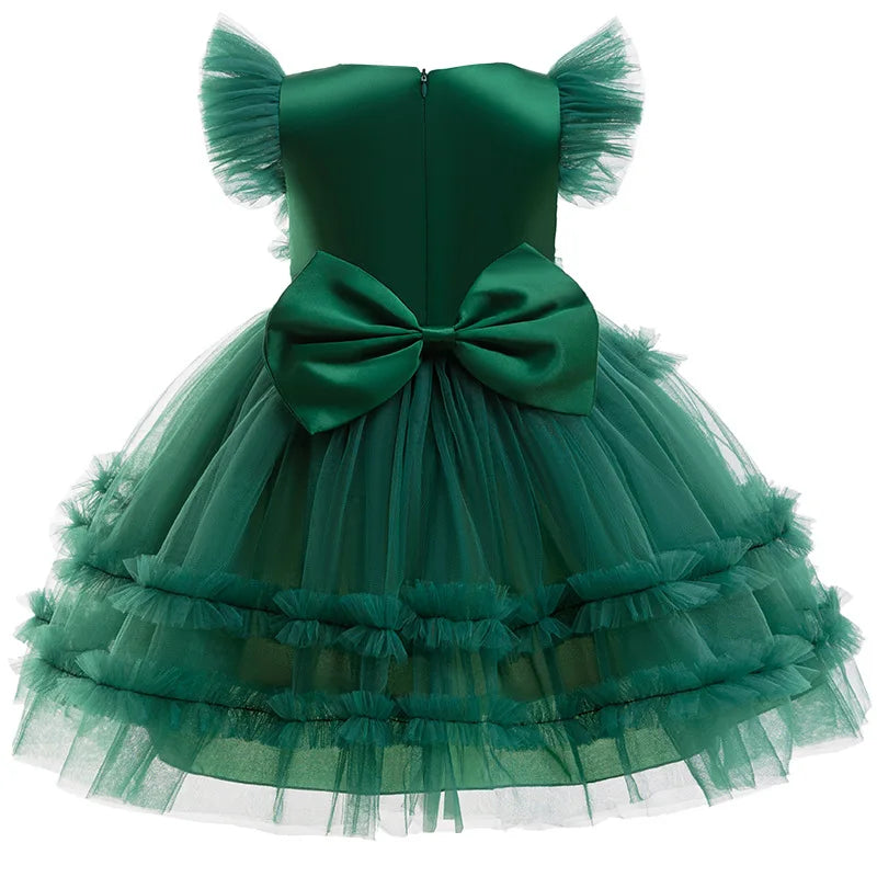 Xmas Girls Princess Dress