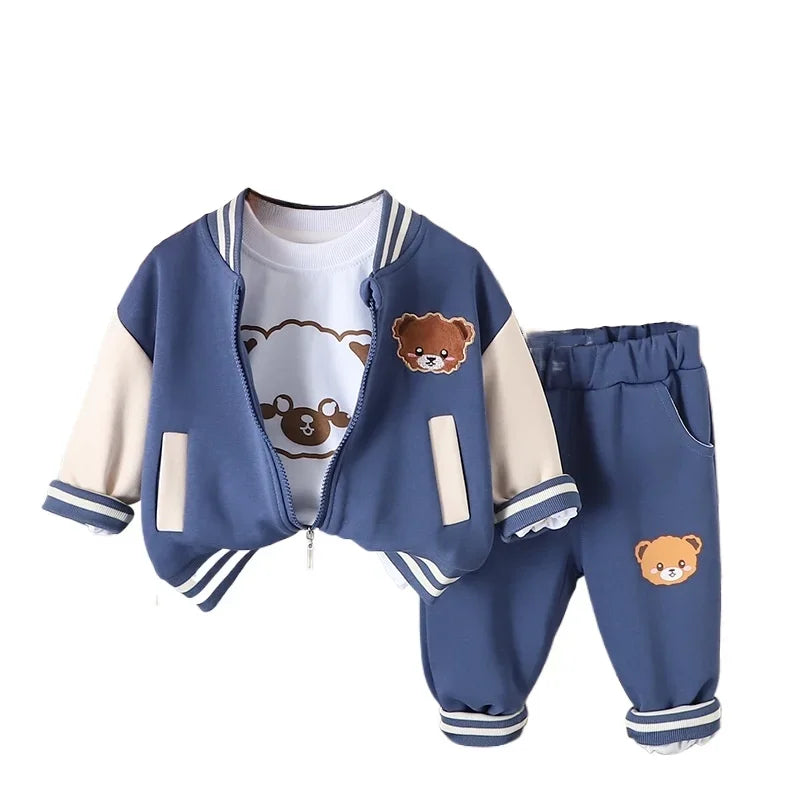 3Pcs Toddler Tracksuits