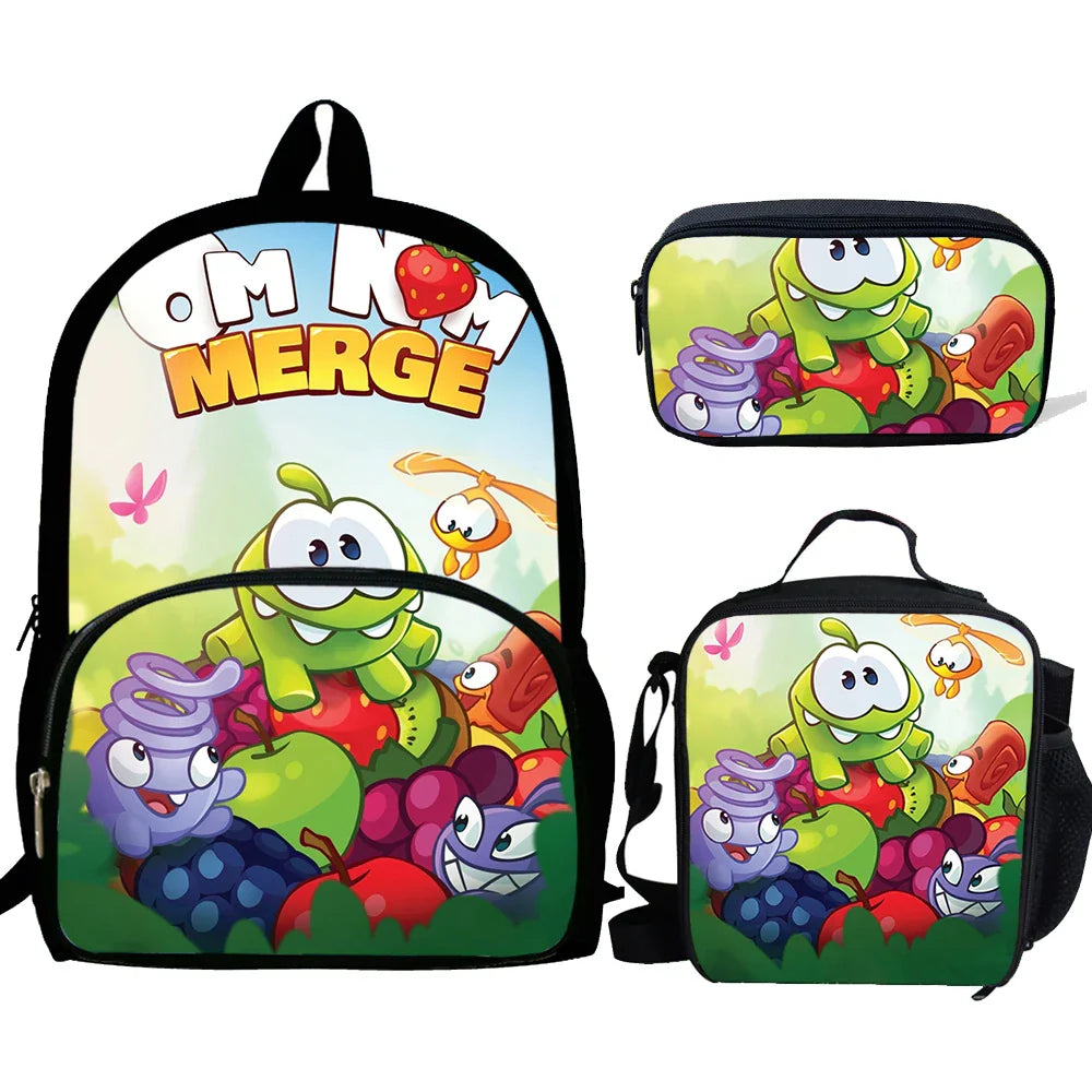 3pcs Mochila Game Backpack