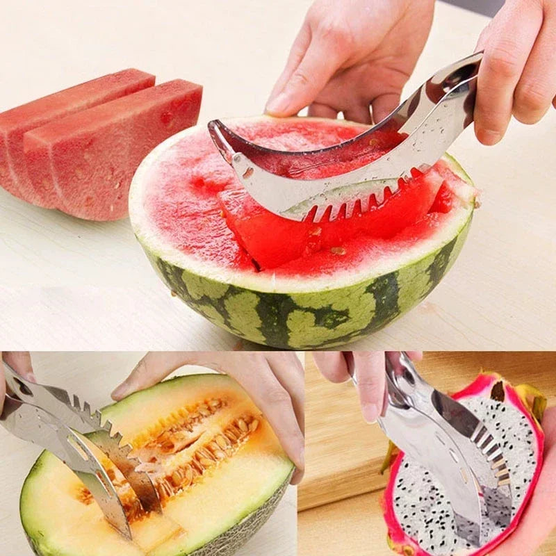 Watermelon Cutter Stainless Steel  Salad Fruit Slicer - MONLANE