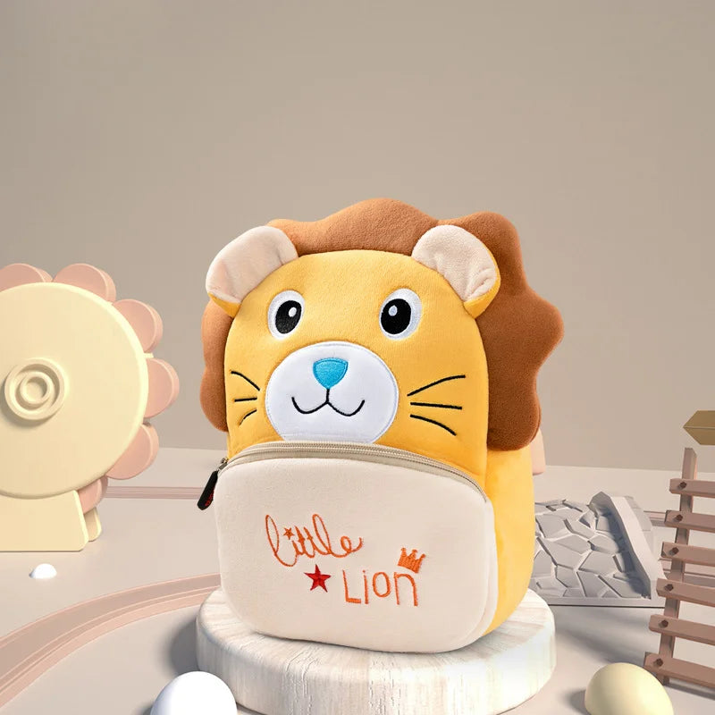 3D Lion School Backpacks