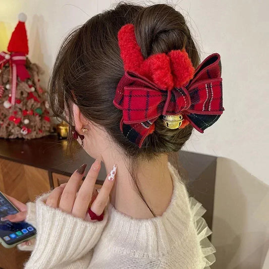 Plush Grip bow Clip