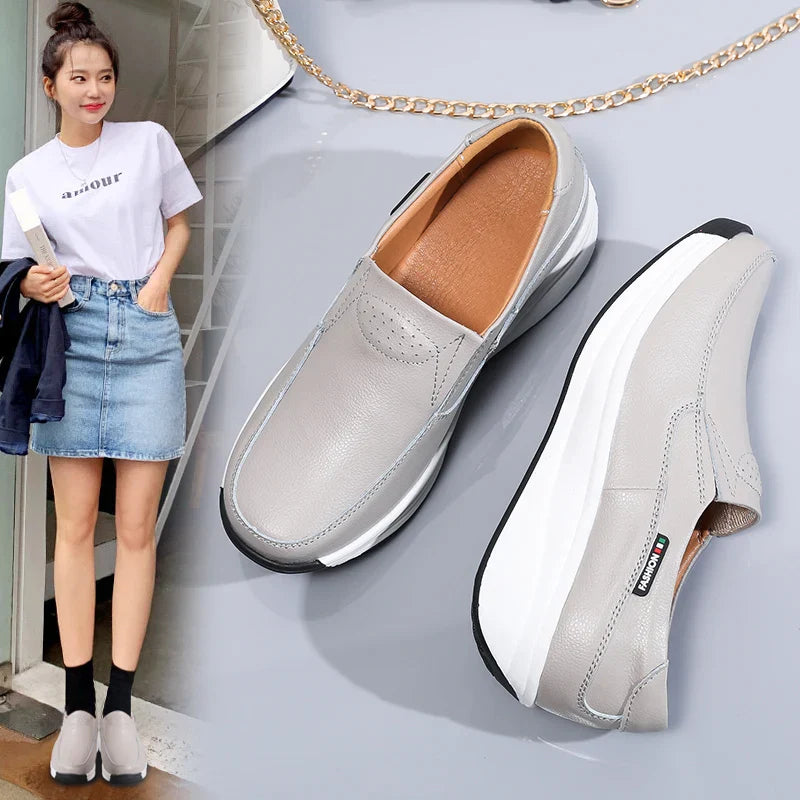 Platform Loafers for ladies - orthopedic - MONLANE