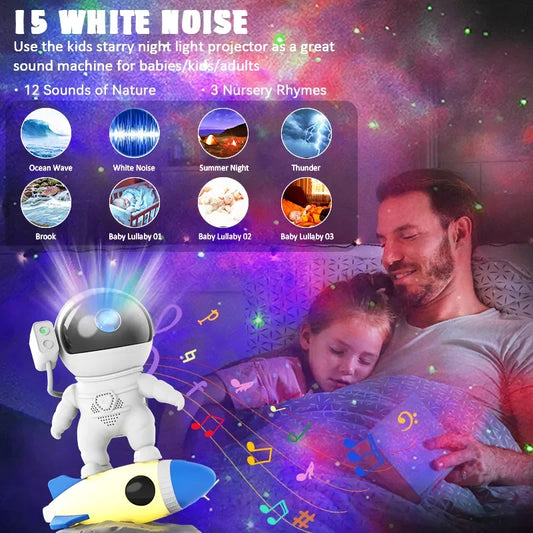 Astronaut Star Projector Night Light