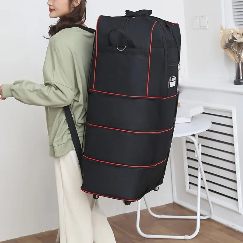 Foldable Travel Luggage Bag with Wheel