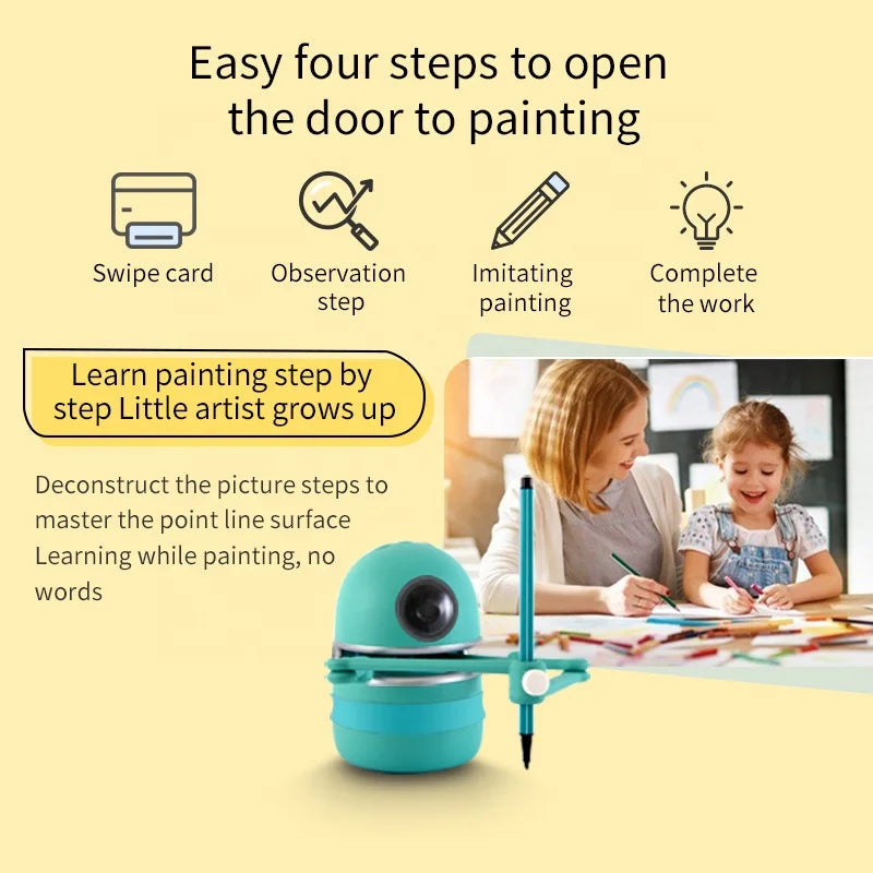 Children Painting Robot Set