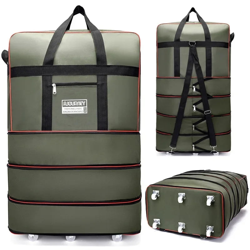 Foldable Travel Luggage Bag with Wheel