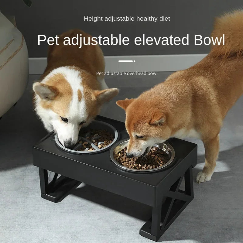 Stainless Steel Elevated Pet Bowl