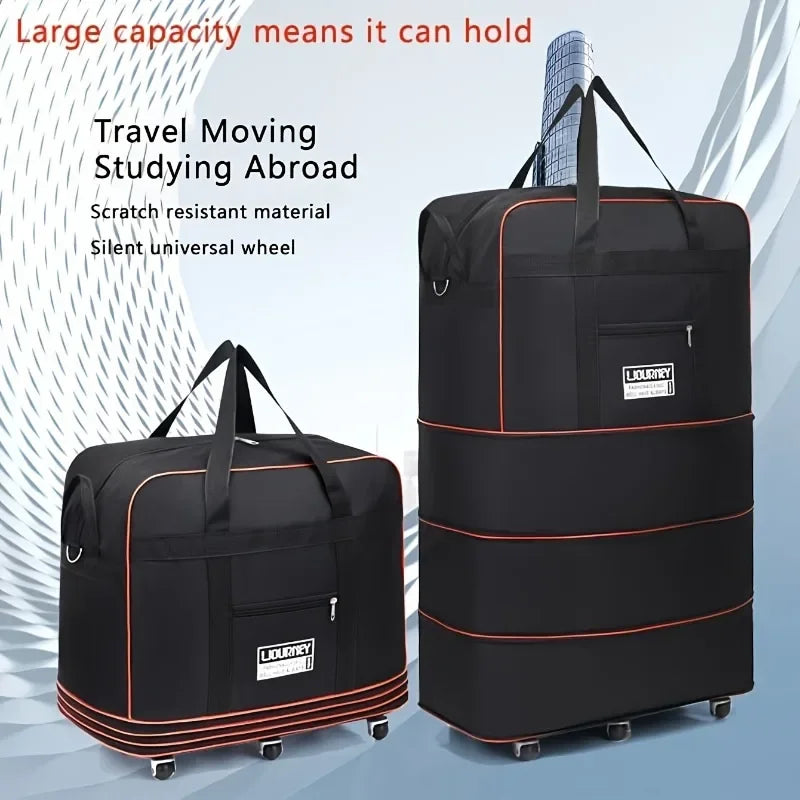 Foldable Travel Luggage Bag with Wheel