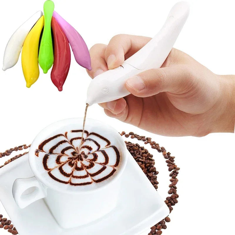 Creative coffee drawing pen